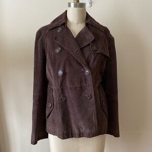 Terry Lewis Brown Suede Jacket size Small